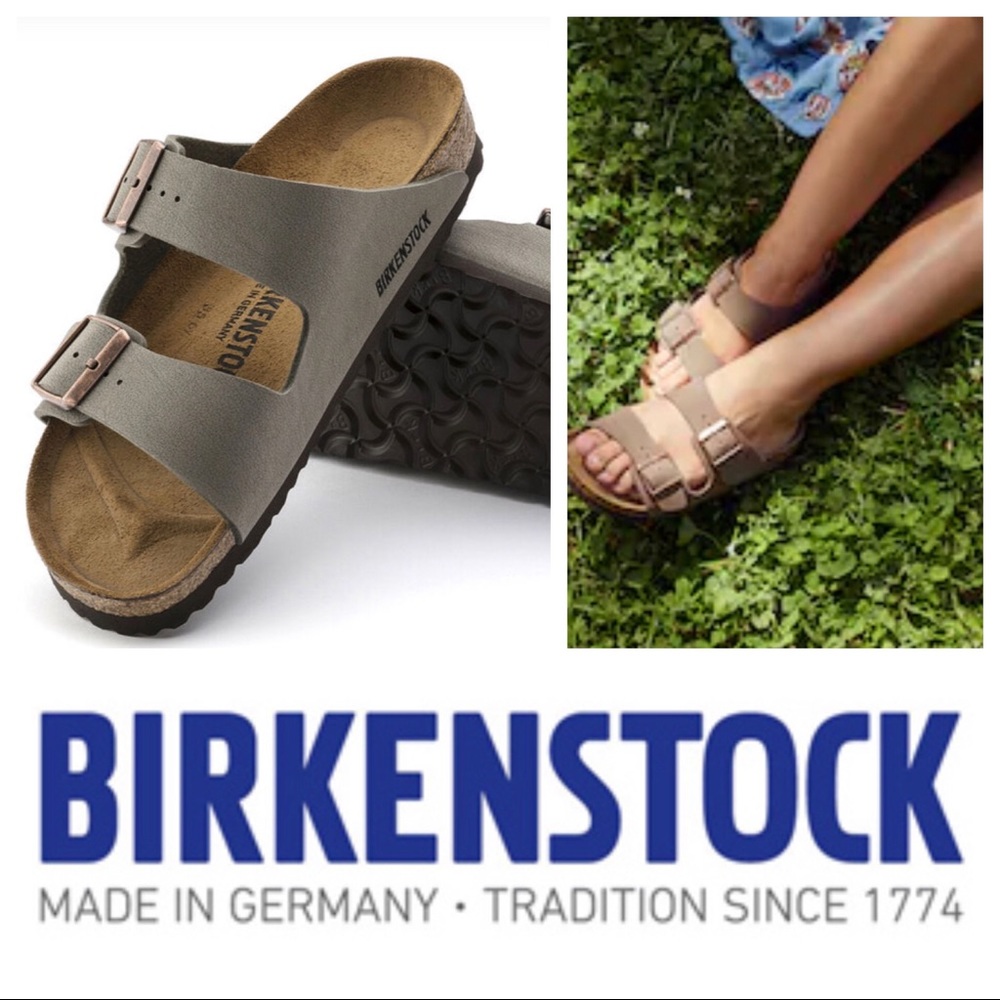 Excellent condition Arizona Birko-Flor Nubuck Stone Sandals